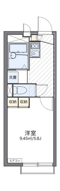 レオパレス上藤 間取り図