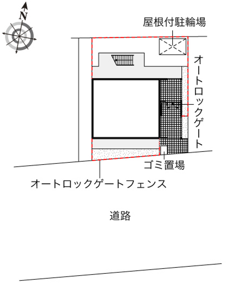 レオパレスタツミハウス 配置図
