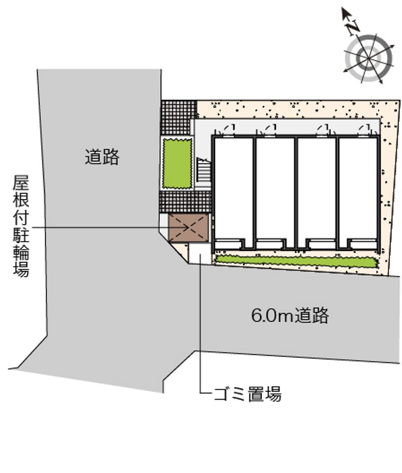 クレイノ名古屋旭丘 配置図
