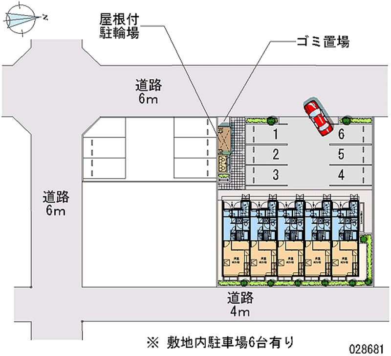 レオパレスプロムナード 月極駐車場