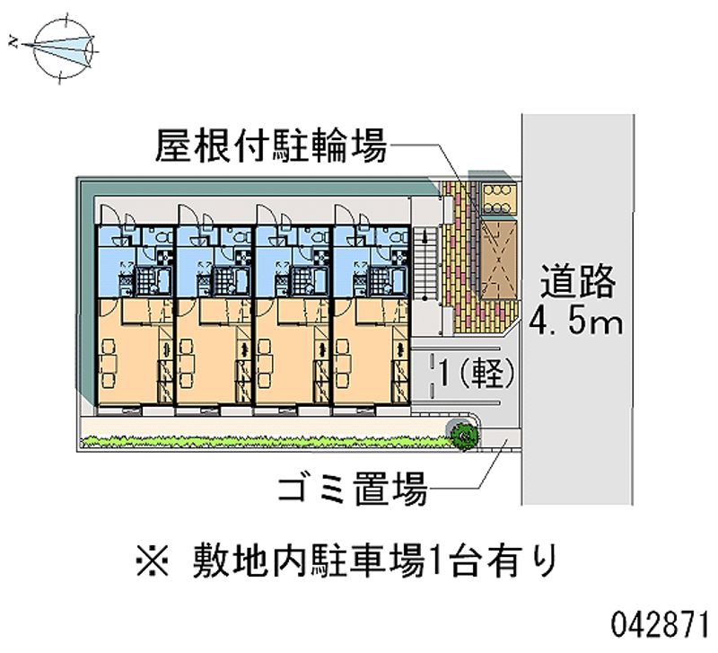 レオパレスパゴダ 区画図