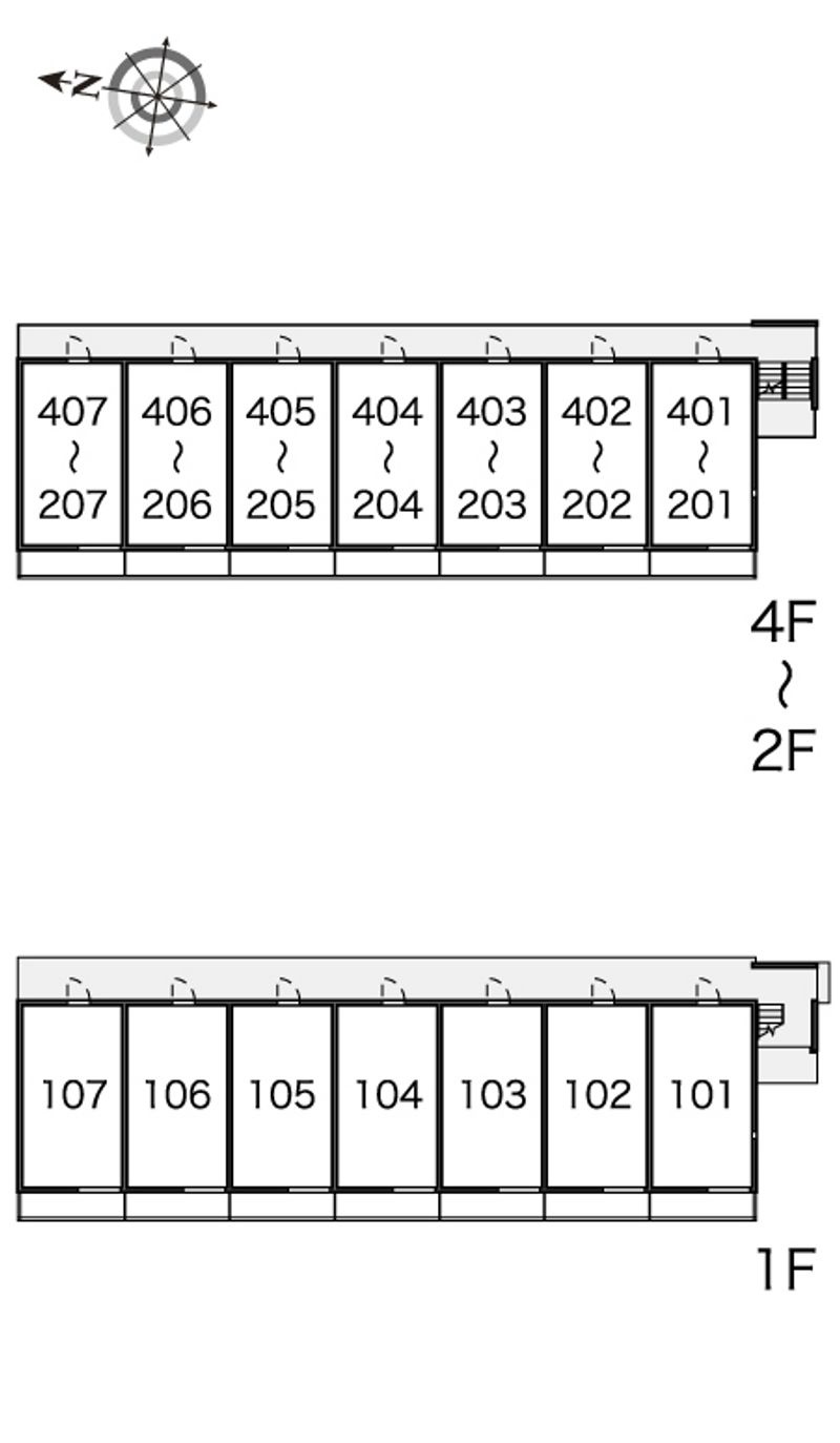 レオネクストレオテクノポリス２ 間取配置図