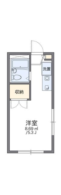 レオパレス新宿Ｂ館 間取り図