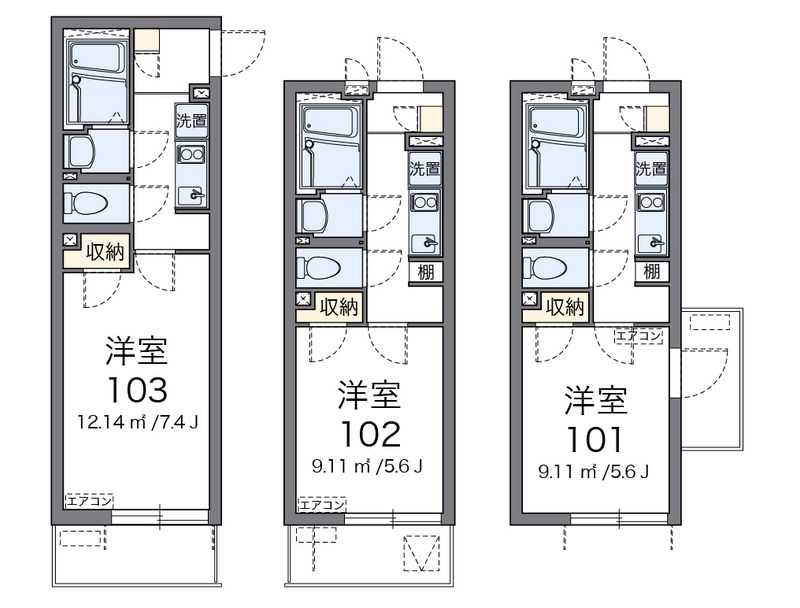 クレイノＦＯＲＥＶＥＲ 間取図