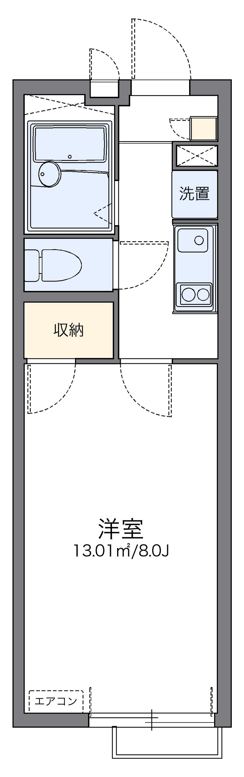 レオネクストエミライズ駅前 間取図