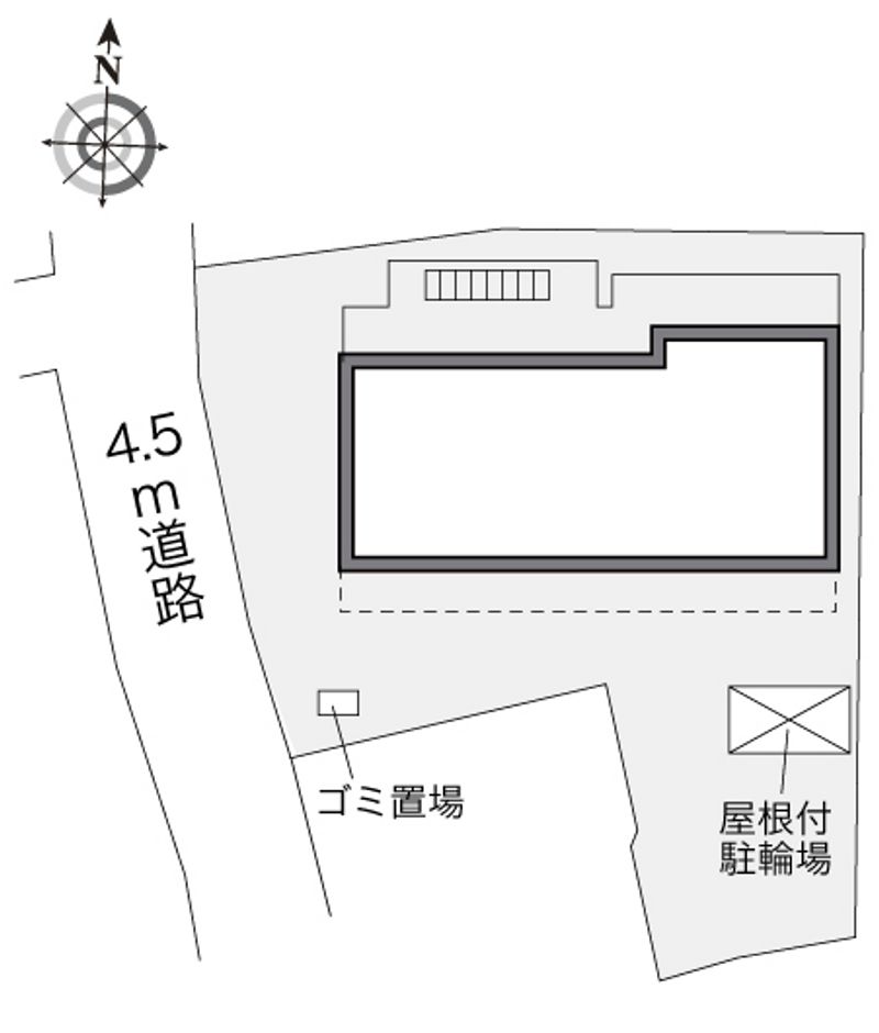 レオパレス紅花 配置図