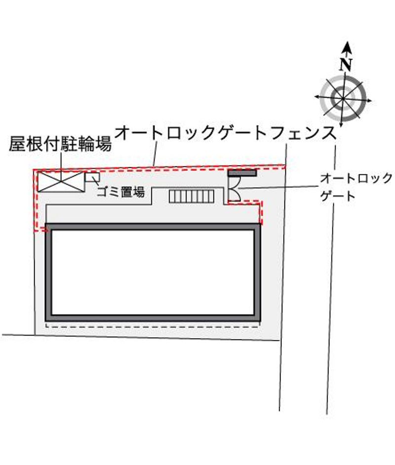 レオパレス彩 配置図