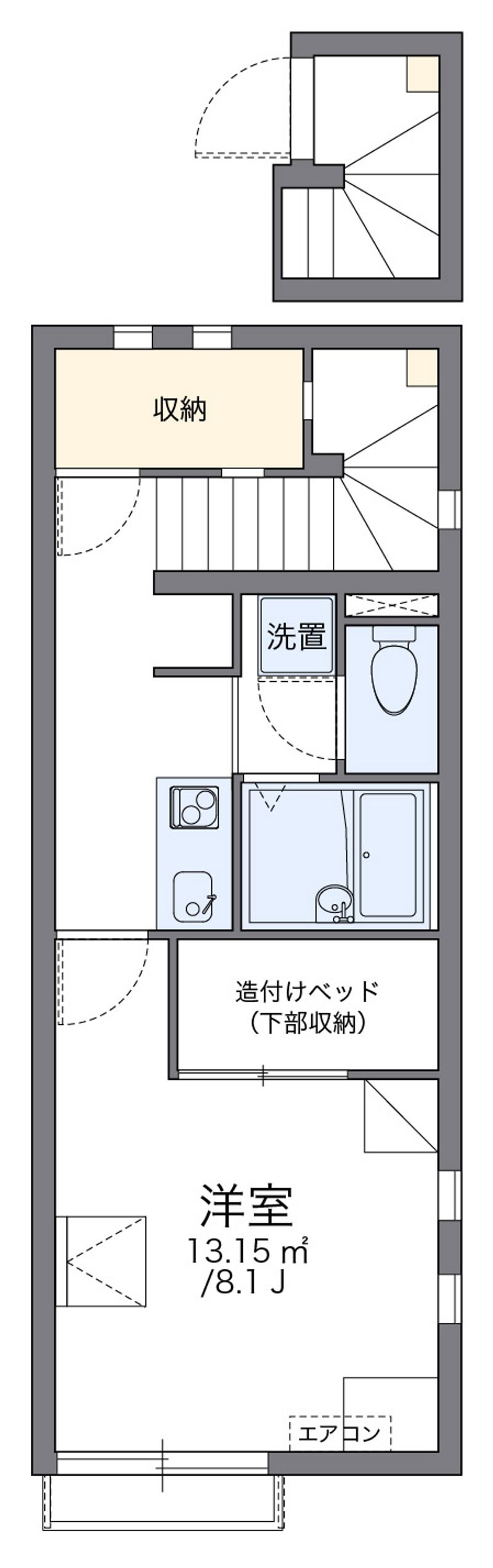 レオネクストサニースクエア磯山 間取図