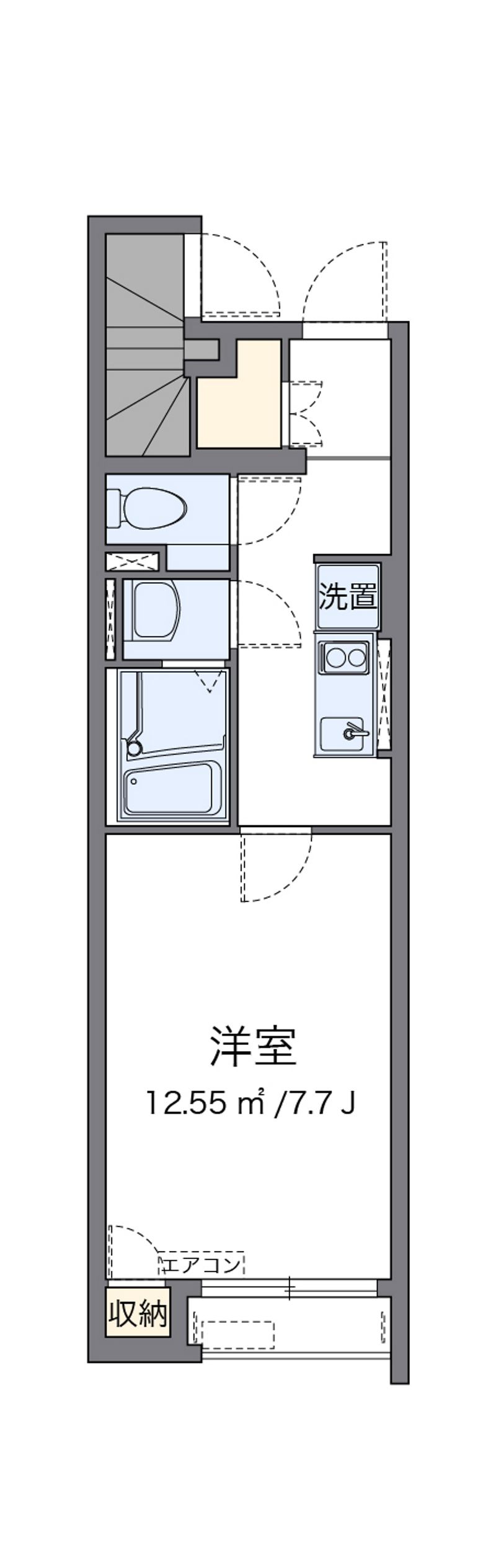 クレイノ飛鳥 間取図