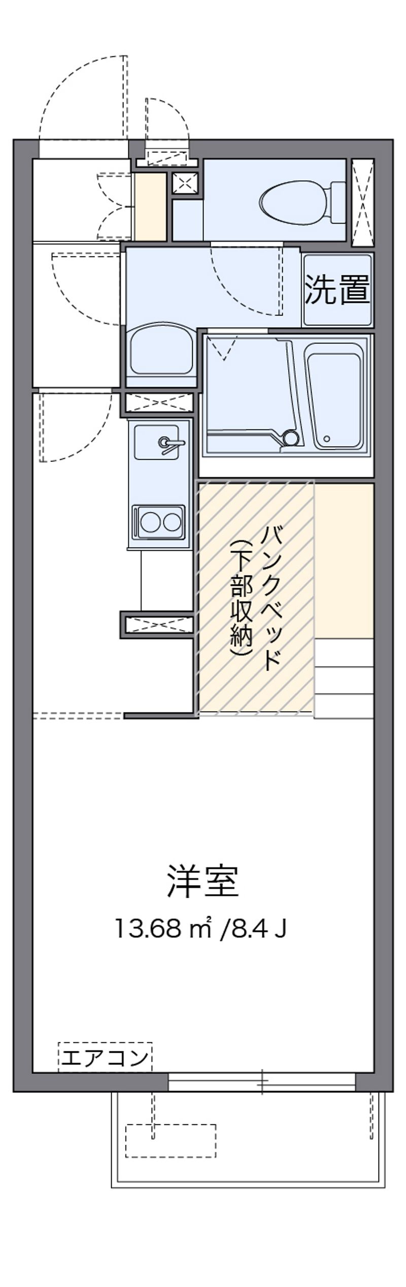 ミランダ阿星Ⅱ 間取図