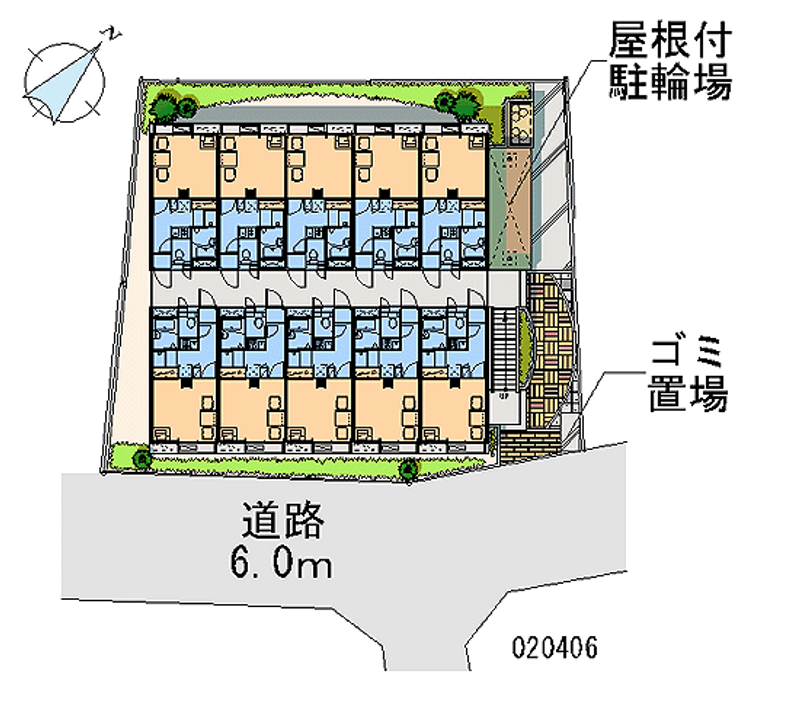 レオパレスしもあらた 区画図