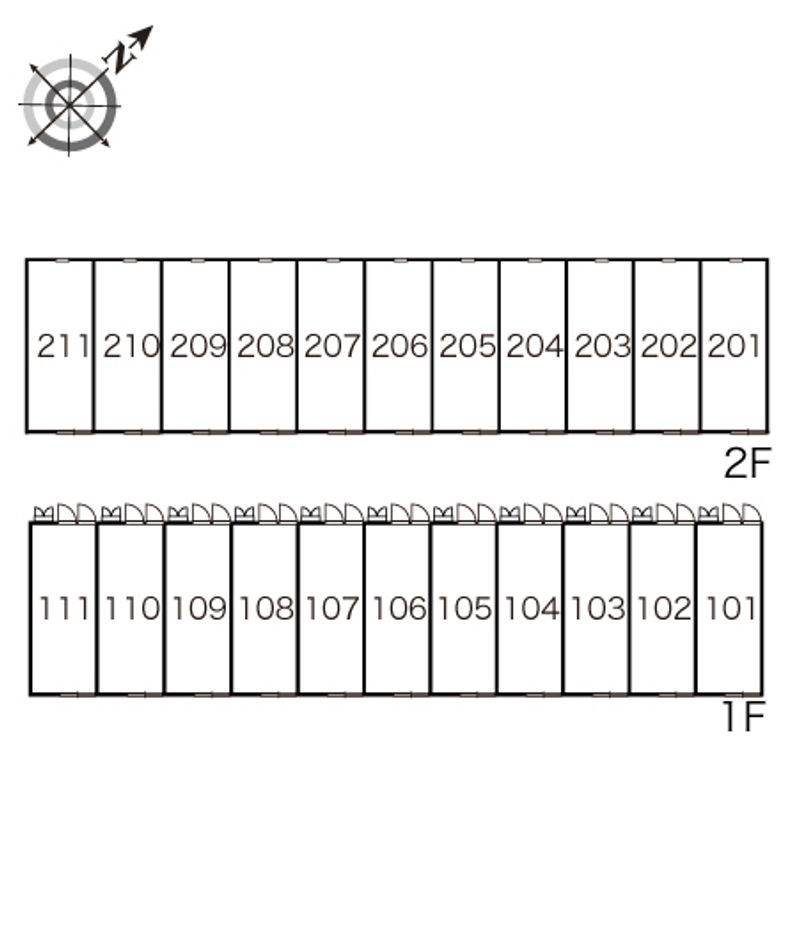 レオパレスエスペランサ 間取り配置図