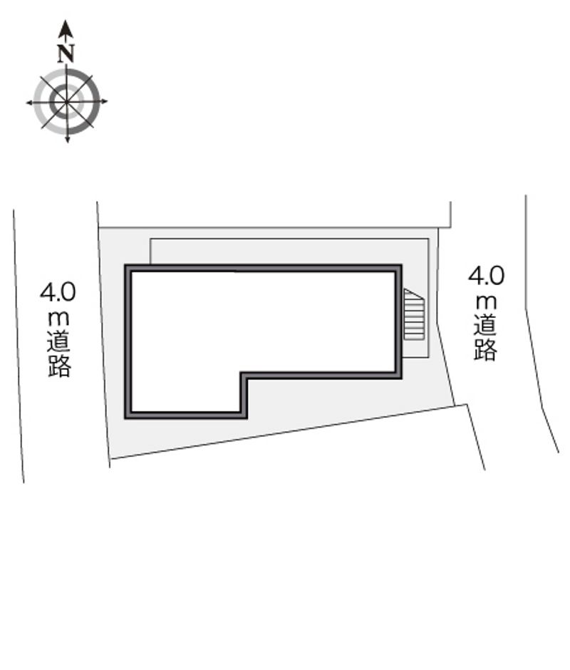 レオパレスメゾン・ド・ユキ 配置図