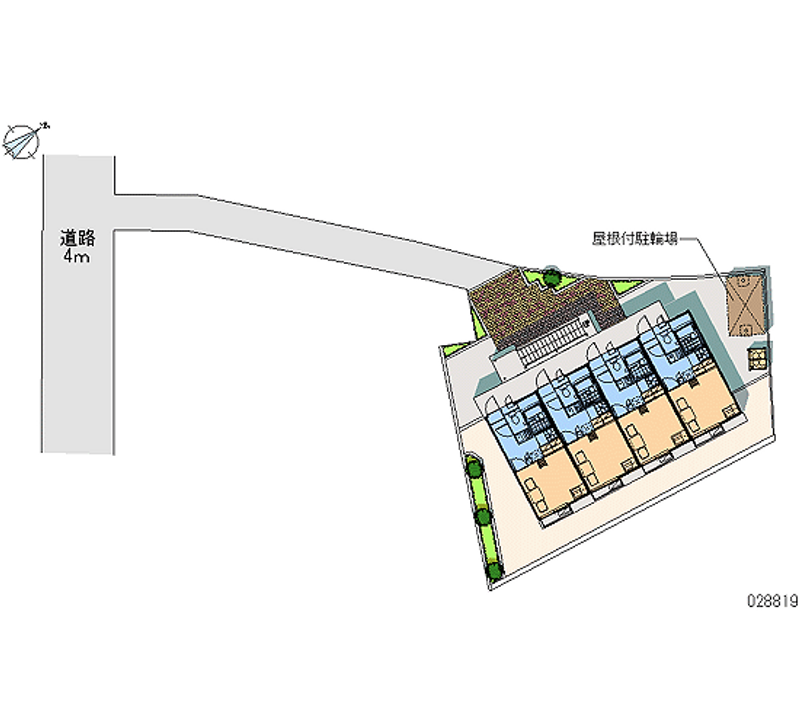 レオパレスハーモニー 区画図