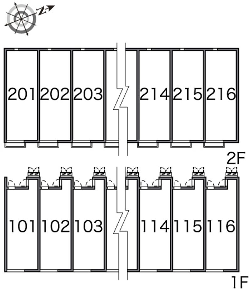レオネクストＭＡＫＩ 間取り配置図