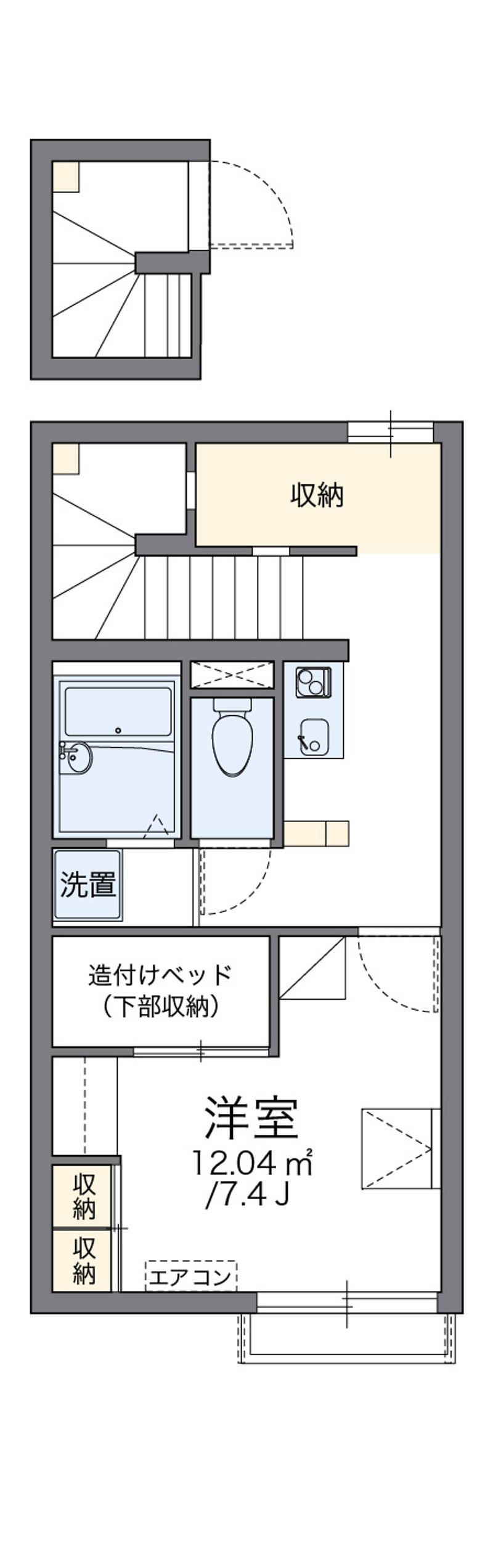 レオパレスフォーチュン２１ 間取図