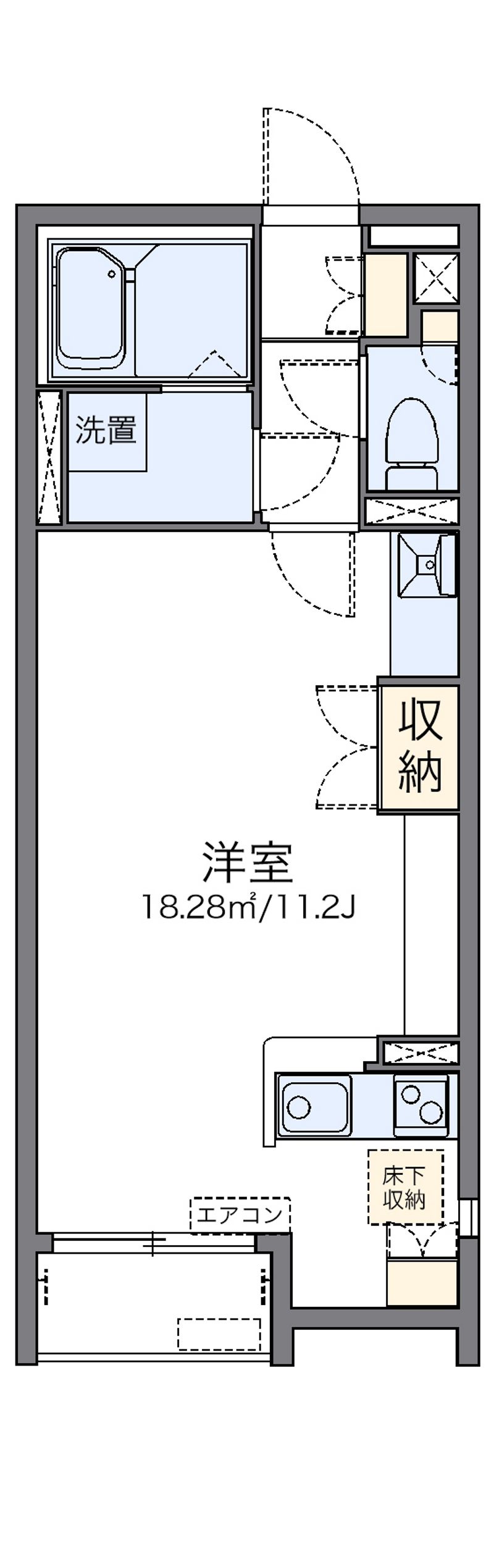 レオネクストコンフォート刀根山 間取図