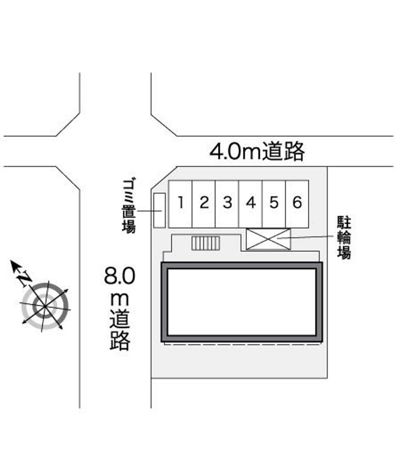 レオパレスアミー 配置図