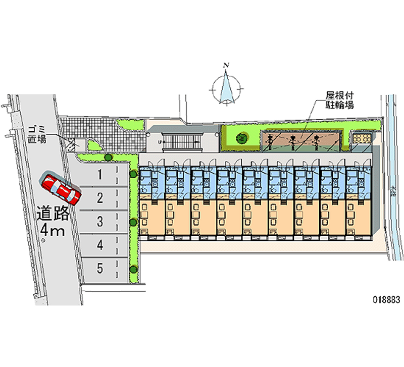 18883 Monthly parking lot