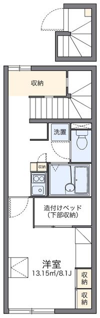 レオパレスＢＡＬＺＡＣ 間取り図