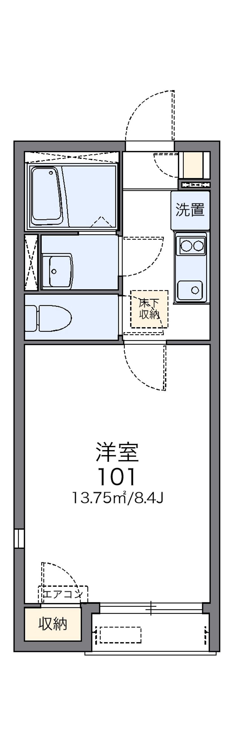 レオネクストエスポワールＴ　Ⅵ 間取図