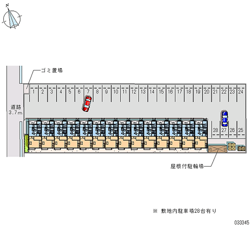 33345 bãi đậu xe hàng tháng