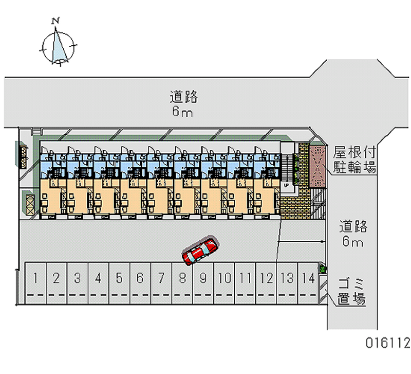 16112 bãi đậu xe hàng tháng