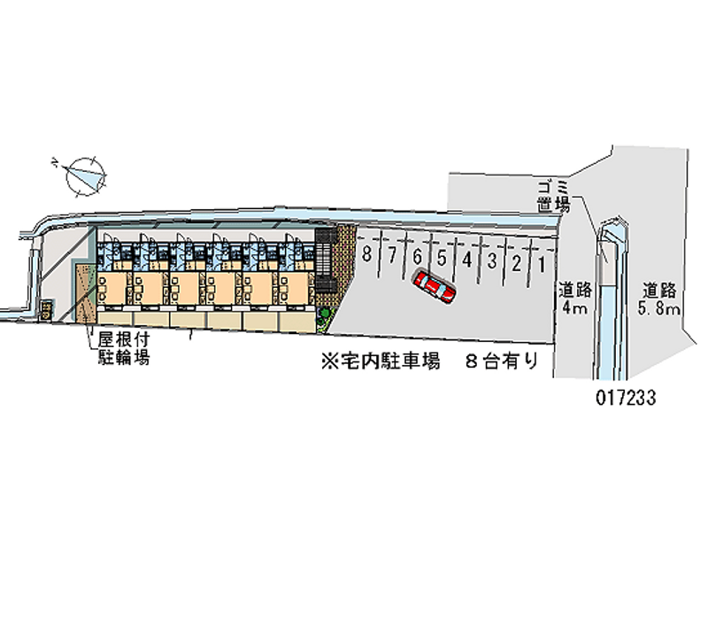 17233 Monthly parking lot