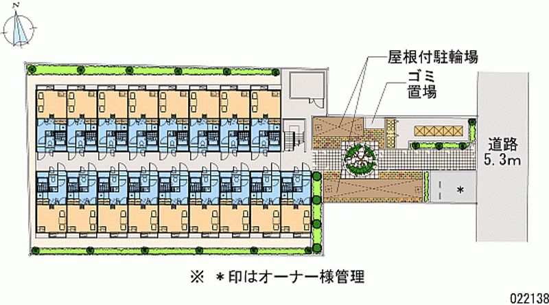 レオパレスイン京都 区画図