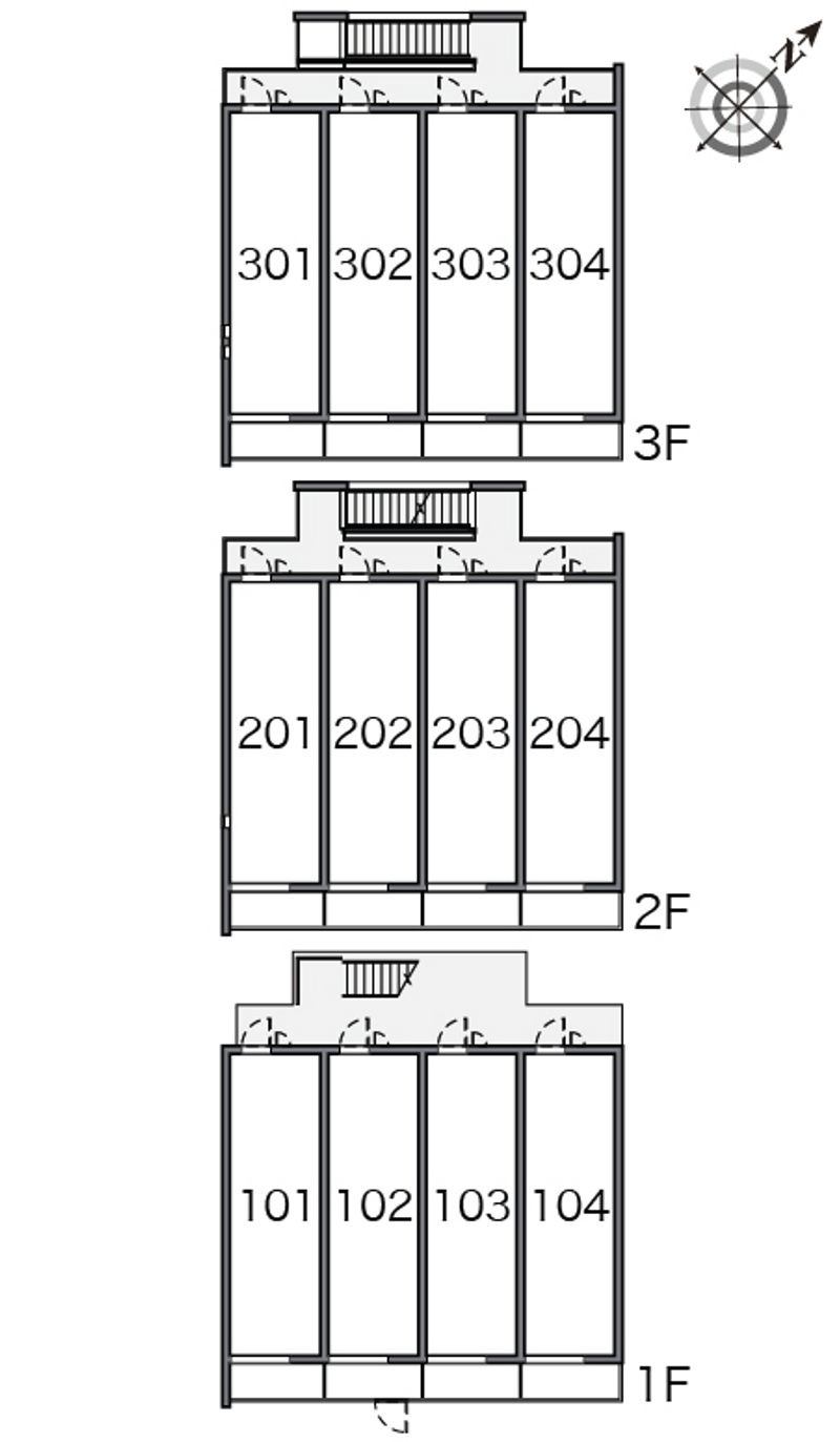 クレイノウィングコート川崎 間取り配置図
