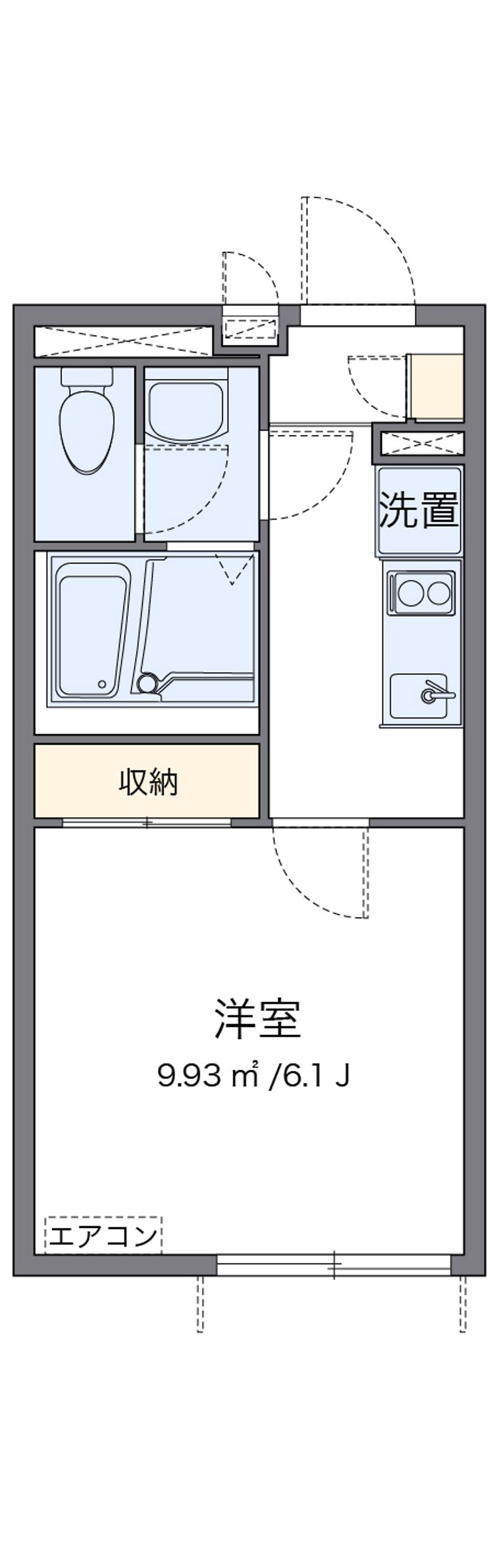 レオネクストＣＯＺＹ 間取図