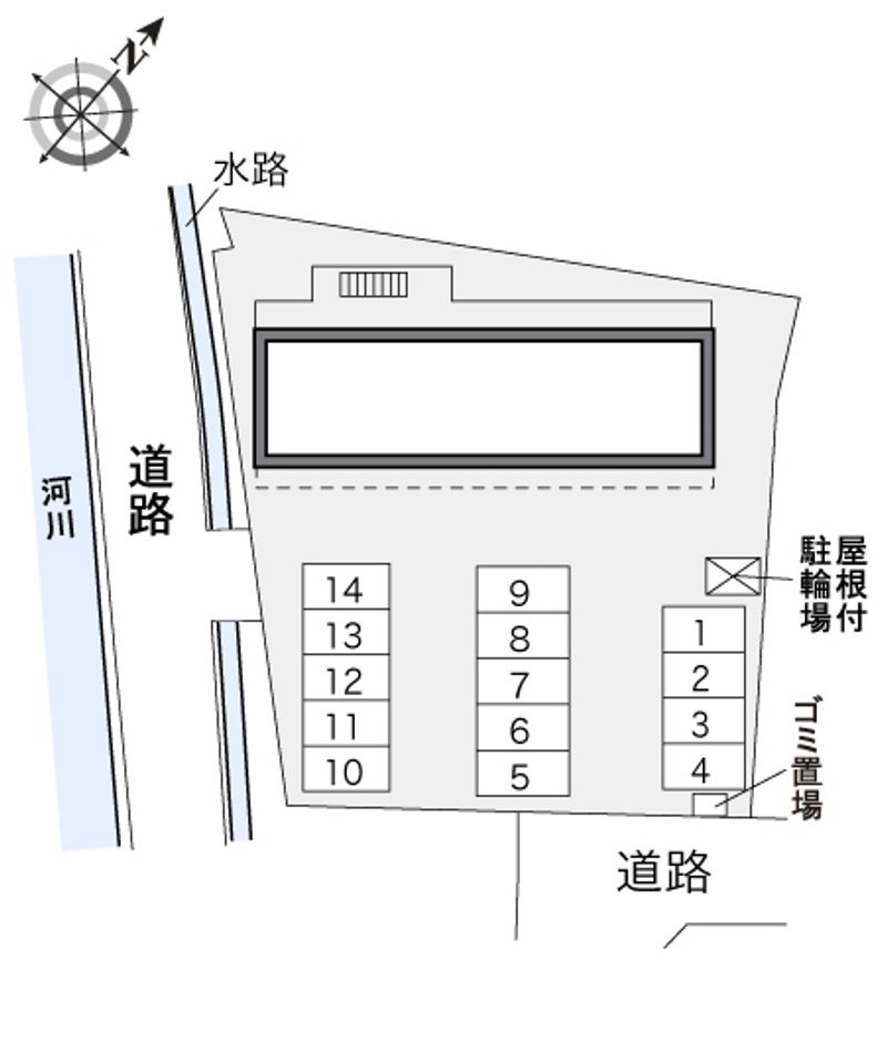 レオパレスＨｏｍｅ１００ 配置図