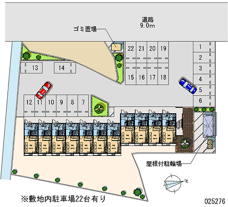 25276 Monthly parking lot