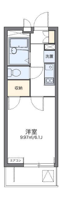 レオパレスハイム三ツ沢 間取り図