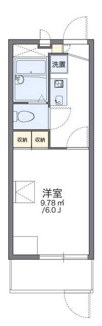 レオパレスシャーマー御崎 間取り図