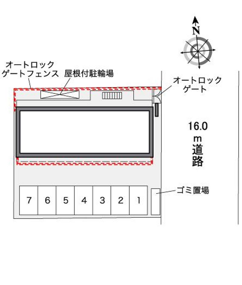 レオパレスＲ＆Ｆ 配置図