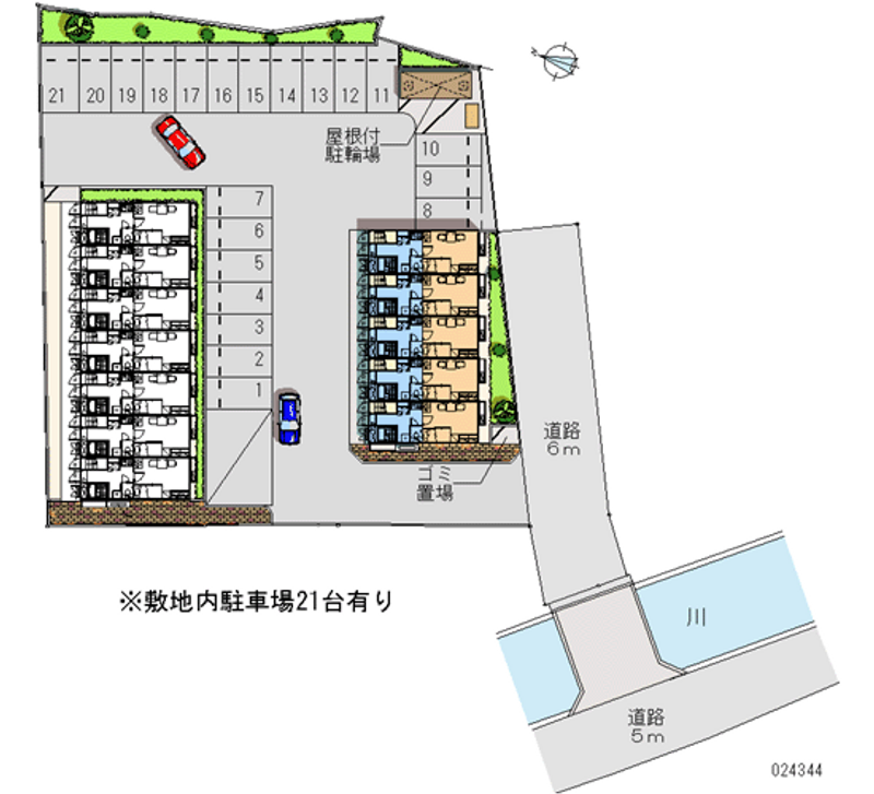 レオパレスアバンセＣ 月極駐車場