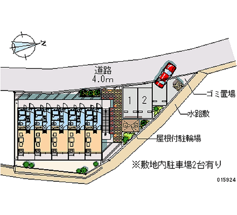 レオパレスウェーブ 区画図