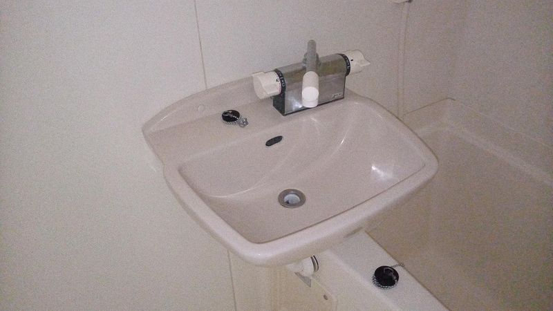 レオパレスエメラルドグリーン 洗面台