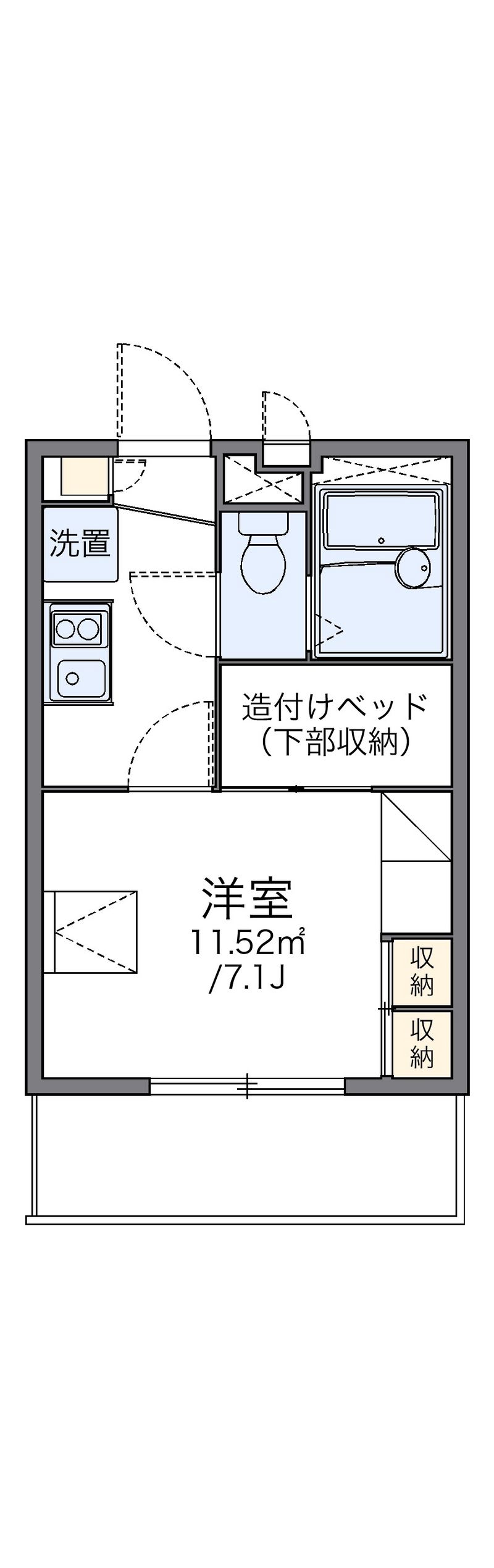 レオパレスＭＯＡ 間取図