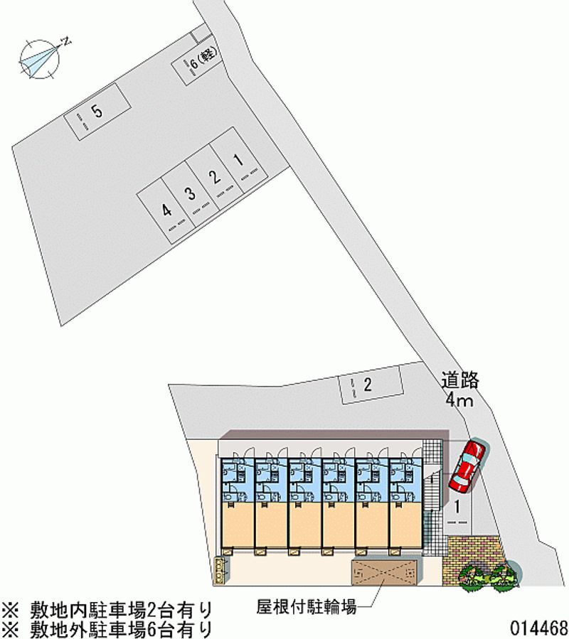 レオパレスヒロタ 月極駐車場