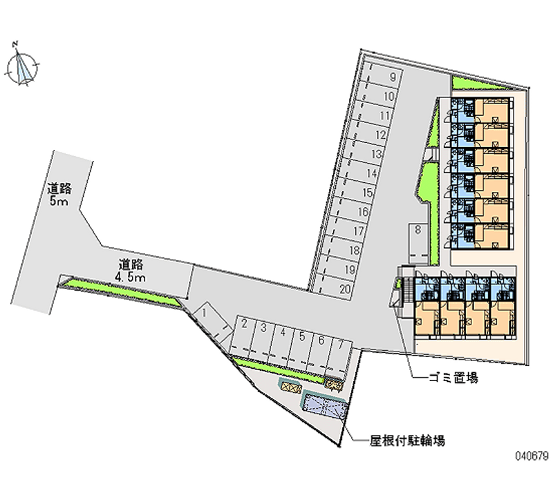 40679 Monthly parking lot