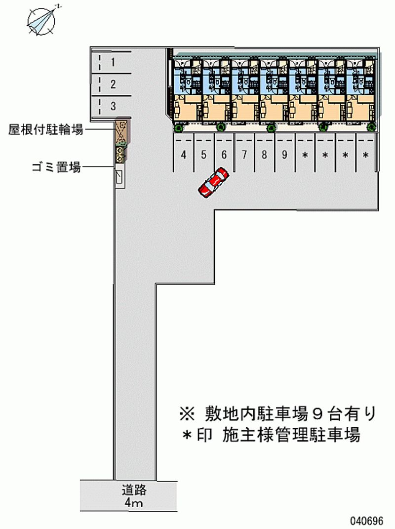 レオパレスウルラ 月極駐車場