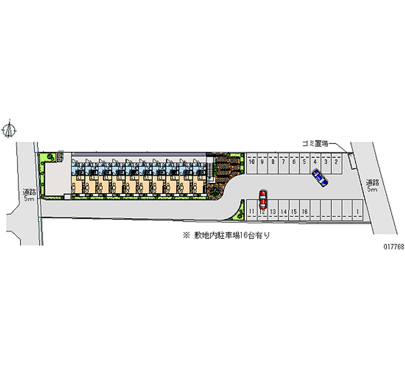 レオパレスＺＩＮ 月極駐車場