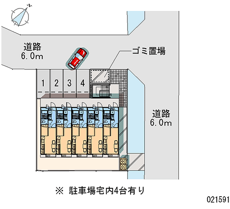 レオパレスＡｌｆｅｓｔａ 月極駐車場