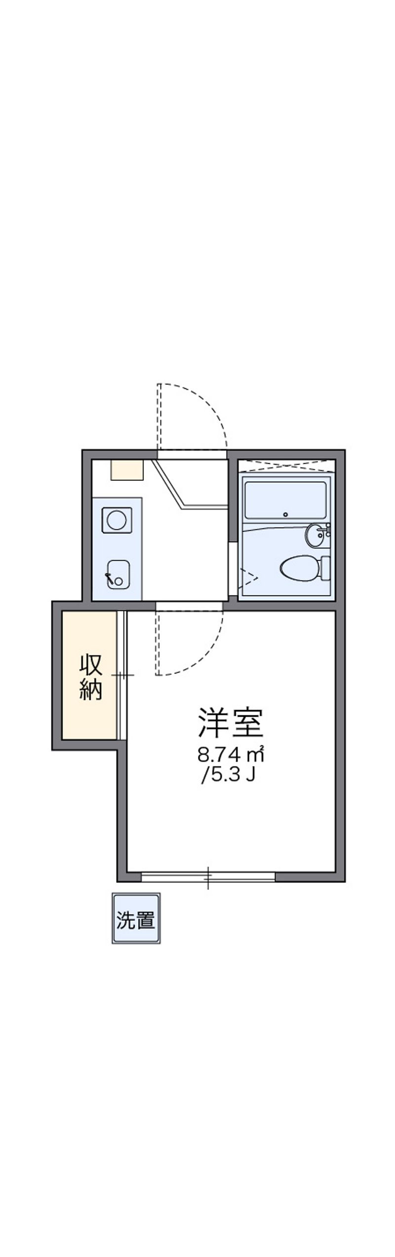 leopalace Higashi Kouenji 户型图