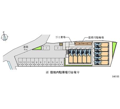 レオパレス友沢 月極駐車場