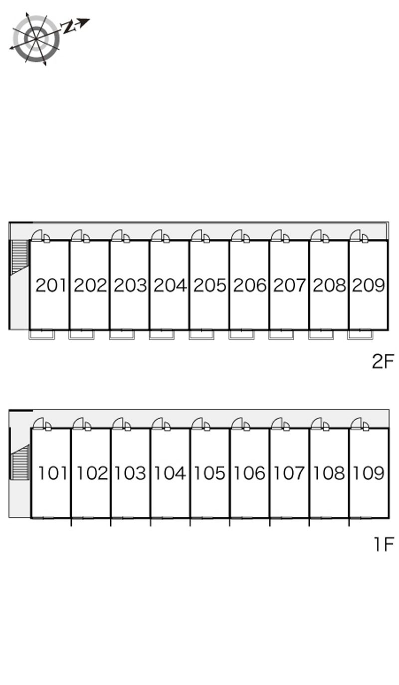 レオパレスＫＯＦＵ 間取配置図
