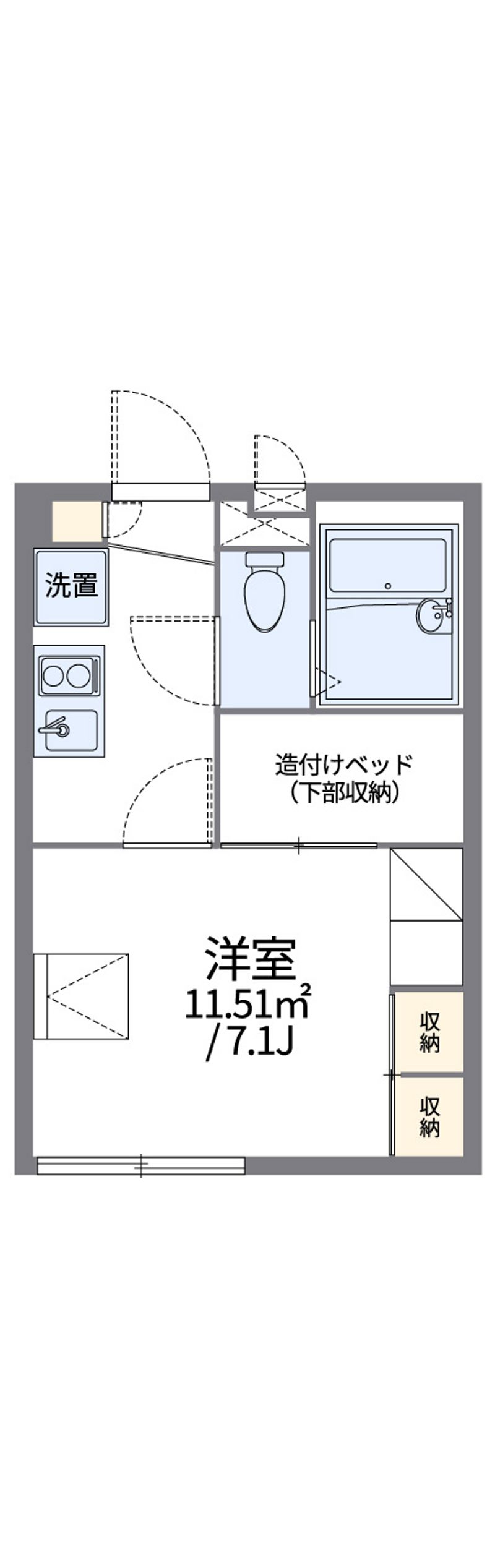 レオパレスＳＨＩＯＫＡＺＥⅡ 間取図