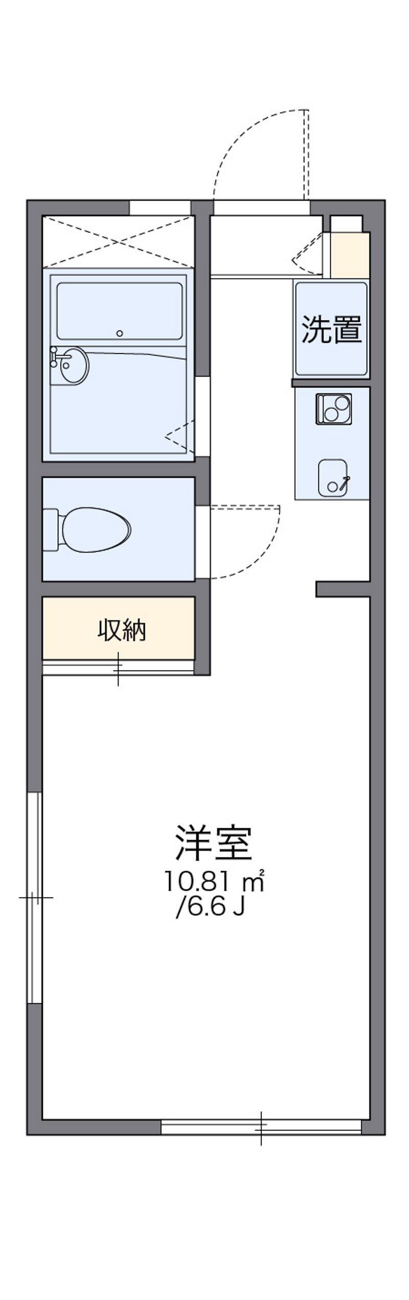 レオパレス妙蓮寺ヴィラ 間取図